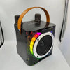 Portable Bluetooth Karaoke Speaker with Lights and Dual Mics