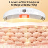 Portable Heated Belly Massage Belt with Vibration & Fat Burn Modes