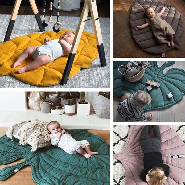 Breathable Cooling Dog Mat - Leaf-Shaped Washable Dog Mat