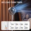 Rechargeable Oscillating Air Circulator Fan with Remote & Timer