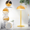 Rechargeable Wireless LED Touch Lamp – Modern Mushroom Design