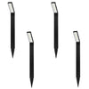 1/4 Pack Solar Pathway Lights Outdoor Waterproof LED Garden Lamps for Lawn and Landscape