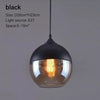 Nordic Wood Glass Pendant Light – Modern Hanging Lamp