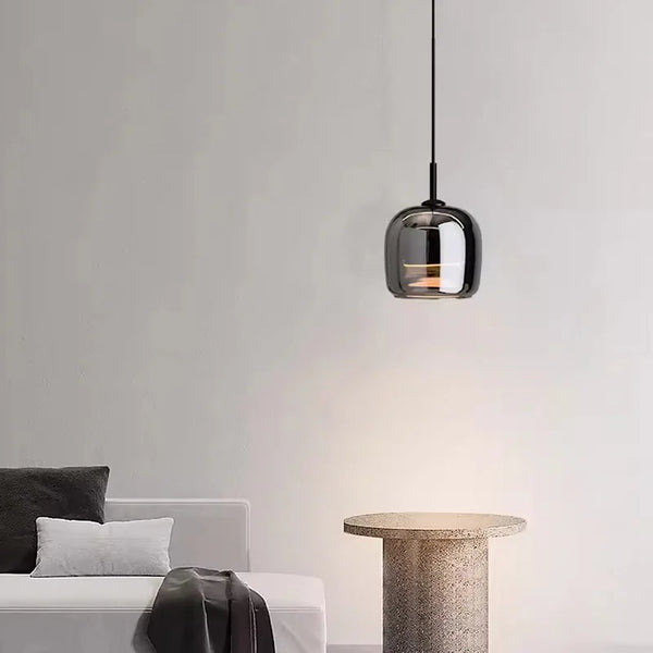 Nordic Glass LED Pendant Light – Modern Luxury Chandelier