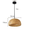 Hand Knitted Bamboo Pendant Lamp – Eco-Friendly Style Hanging Light for Home and Restaurant Decor