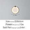 Moon LED Wall Light – Modern Wall Lamp for Bedroom, Living Room, and Hallway