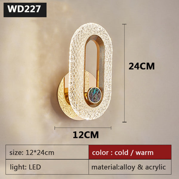 Nordic Wall Lamp – Elegant Indoor Sconce Lighting for Bedroom and Living Room – Modern Wall Lights