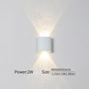 Modern Waterproof LED Wall Light for Indoor and Outdoor Use