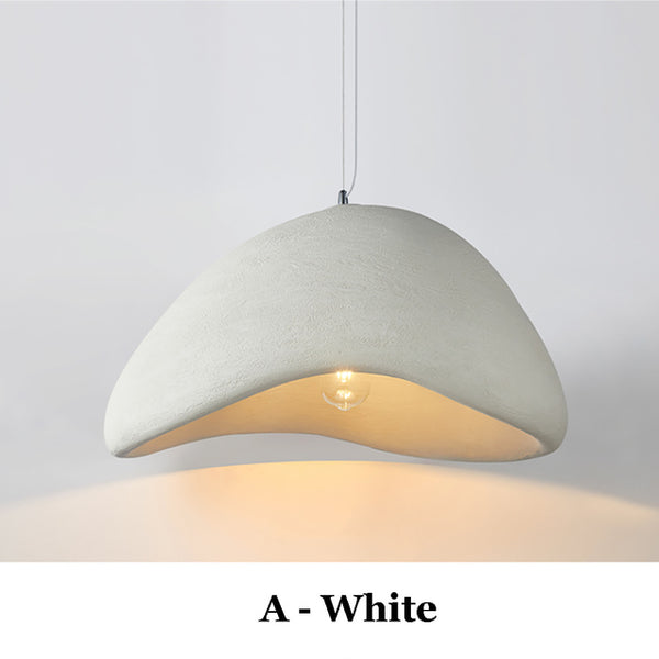 Modern Nordic Wabi-Sabi LED Pendant Light – Adjustable Kitchen Pendant Lighting for Dining Room and Living Room