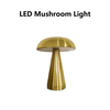 Rechargeable Cordless Mushroom LED Desk Lamp with Touch Sensor