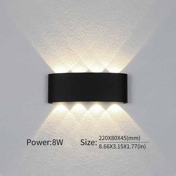 Modern Waterproof LED Wall Light for Indoor and Outdoor Use