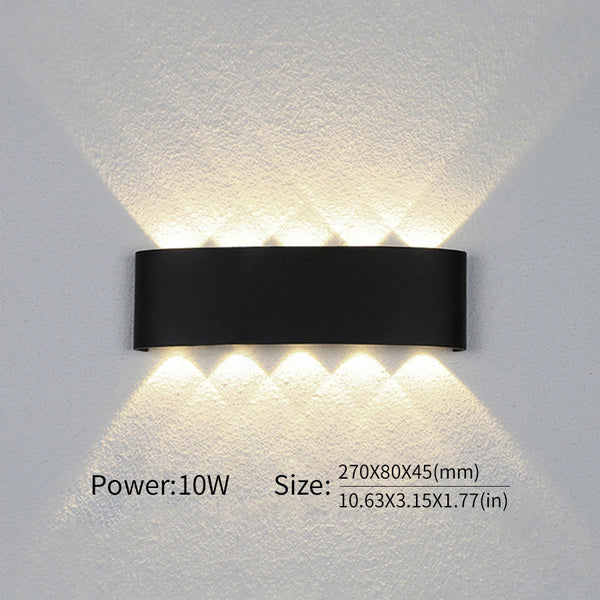 Modern Waterproof LED Wall Light for Indoor and Outdoor Use