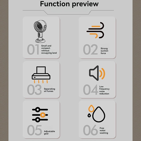 Portable Smoke Air Purifier Fan – Powerful, Rechargeable, and Perfect for Any Space