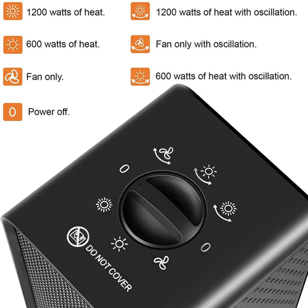 Compact Electric Home Heater for Hand and Foot Warming