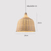 Variant image for Hand Knitted Bamboo Pendant Lamp – Eco-Friendly Chinese Style Hanging Light for Home and Restaurant Decor-8