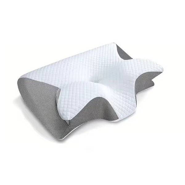 2 in 1 Memory Foam Cervical Pillow - Adjustable Orthopedic Neck Pillow for Better Sleep