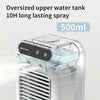 Mini USB Air Cooler Fan with Water Tank and Spray Function