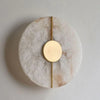 Modern Marble Wall Lamp Sconce with LED – Elegant Gold Copper Finish for Living Room and Bedroom