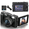 48MP 4K Digital Vlogging Camera with Autofocus and Flip Screen