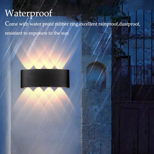 Modern Waterproof LED Wall Light for Indoor and Outdoor Use