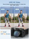 48MP 4K Digital Vlogging Camera with Autofocus and Flip Screen
