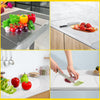 Non Slip Transparent Cutting Board with Lip – Countertop Protector for Home & Restaurant Kitchens
