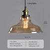 Industrial Glass Pendant Light – Retro Hanging Fixture for Home & Bar