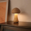LED Mushroom Night Light with Touch Switch – Adjustable Wooden Bedside Lamp