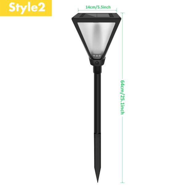 Upgraded Solar Garden Lights with Dancing Flames – Waterproof Outdoor Garden Lamps for Pathways, Patio & Landscape Decoration