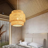 Hand Knitted Bamboo Pendant Lamp – Eco-Friendly Chinese Style Hanging Light for Home and Restaurant Decor-2