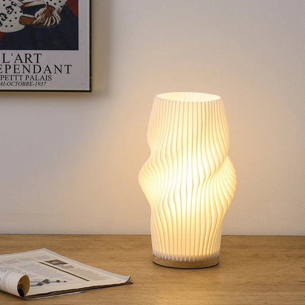 3D Printed Desk Lamp with E27 Socket – Stylish Table Lamp for Bedroom, Coffee Shop, or Study Area-2