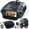 4K Infrared Night Vision Binoculars with Zoom, 600m Range, 3" Screen & 5000mAh Battery