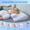 2 in 1 Memory Foam Cervical Pillow - Adjustable Orthopedic Neck Pillow for Better Sleep