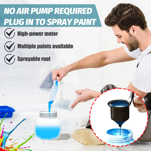 Cordless Paint Sprayer with 2 Batteries