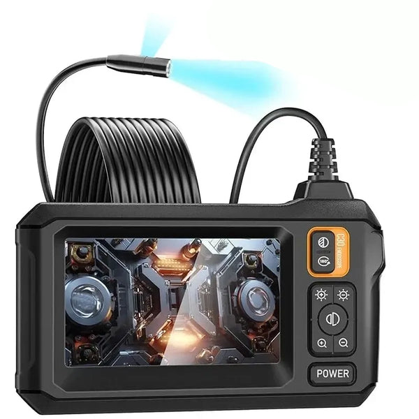 HD Industrial Endoscope Camera with 4.3" IPS Screen & 8 LEDs
