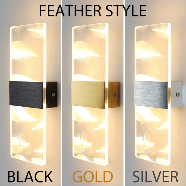 Variant image for Modern 6W LED Acrylic Wall Lamp – Nordic Wall Sconce Lighting for Home Décor, Stylish Energy-Efficient Wall Lights-5