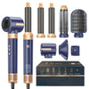 7-in-1 High-Speed Ionic Hair Dryer Brush with Diffuser, Curler & Styling Tools