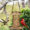 Solar Bird Feeder with LED Light - Durable Metal Design for Outdoor Enjoyment 5