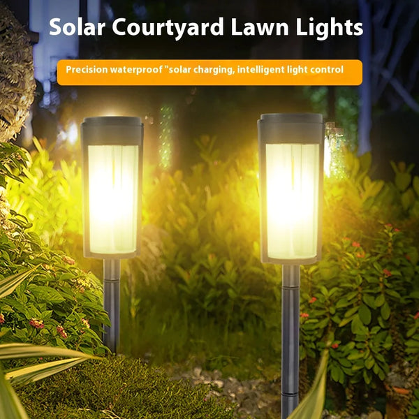 Solar LED Outdoor Lawn Light – Rainproof Solar Garden Lights for Landscape Lighting and Patios