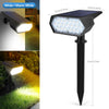 Solar LED Outdoor Spotlight with 2 Brightness Modes – Waterproof Landscape Light for Garden and Pathway Security