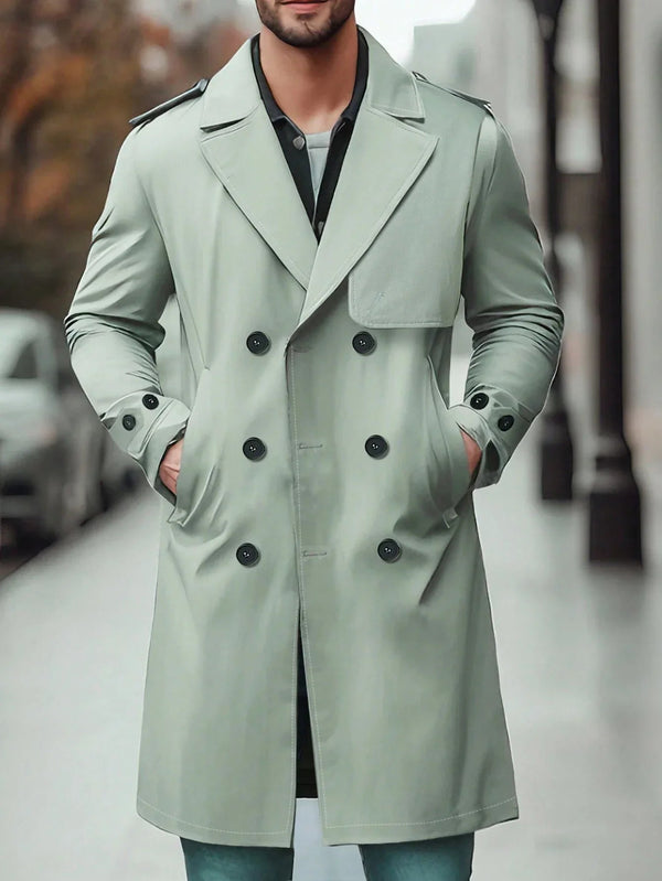 Leandro – Men’s Long Trench Coat
