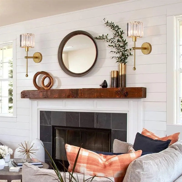 Wireless LED Wall Light with Crystal Shade - Rechargeable Lighting for Home Decor 5