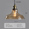 Industrial Glass Pendant Light – Retro Hanging Fixture for Home & Bar