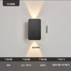 Modern Brushed Aluminum LED Wall Lamp for Indoor Use