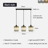 Modern Three-Head Chandelier Light for Dining Room – Minimalist Nordic Design