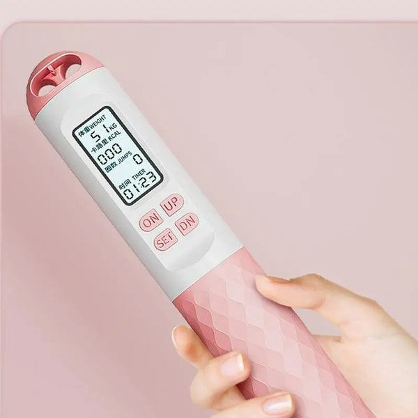 Weighted Cordless Jump Rope with Counter – Smart Fitness Skipping Rope for Home Workouts