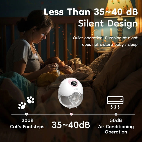 Wearable Electric Breast Pump with 4 modes