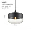 Nordic Wood Glass Pendant Light – Modern Hanging Lamp
