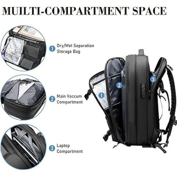 Vacuum Travel Backpack – Smart Packing, Maximum Storage