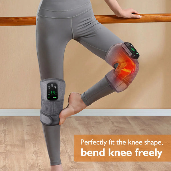 3 in 1 Electric Heating Vibration Knee Joint Brace Therapy Shoulder Pain Relief